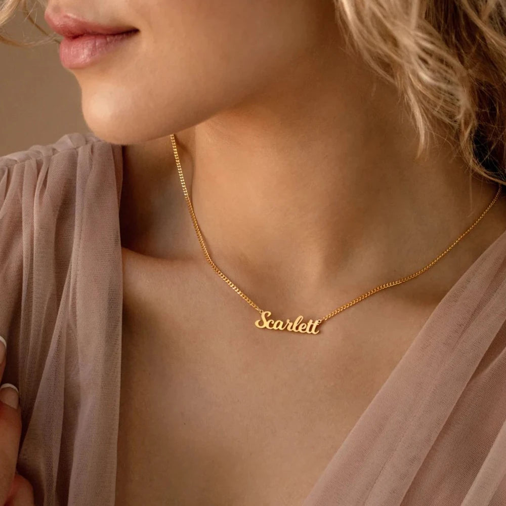 Serenity Name Choker Necklace