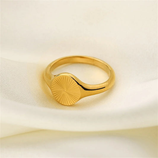 Serenity Wave Dome Ring