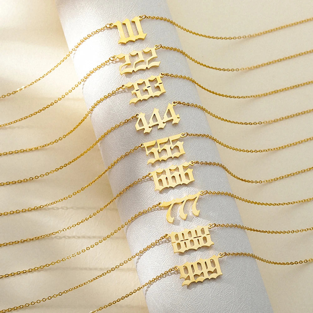 Serenity Angel Numbers Necklace